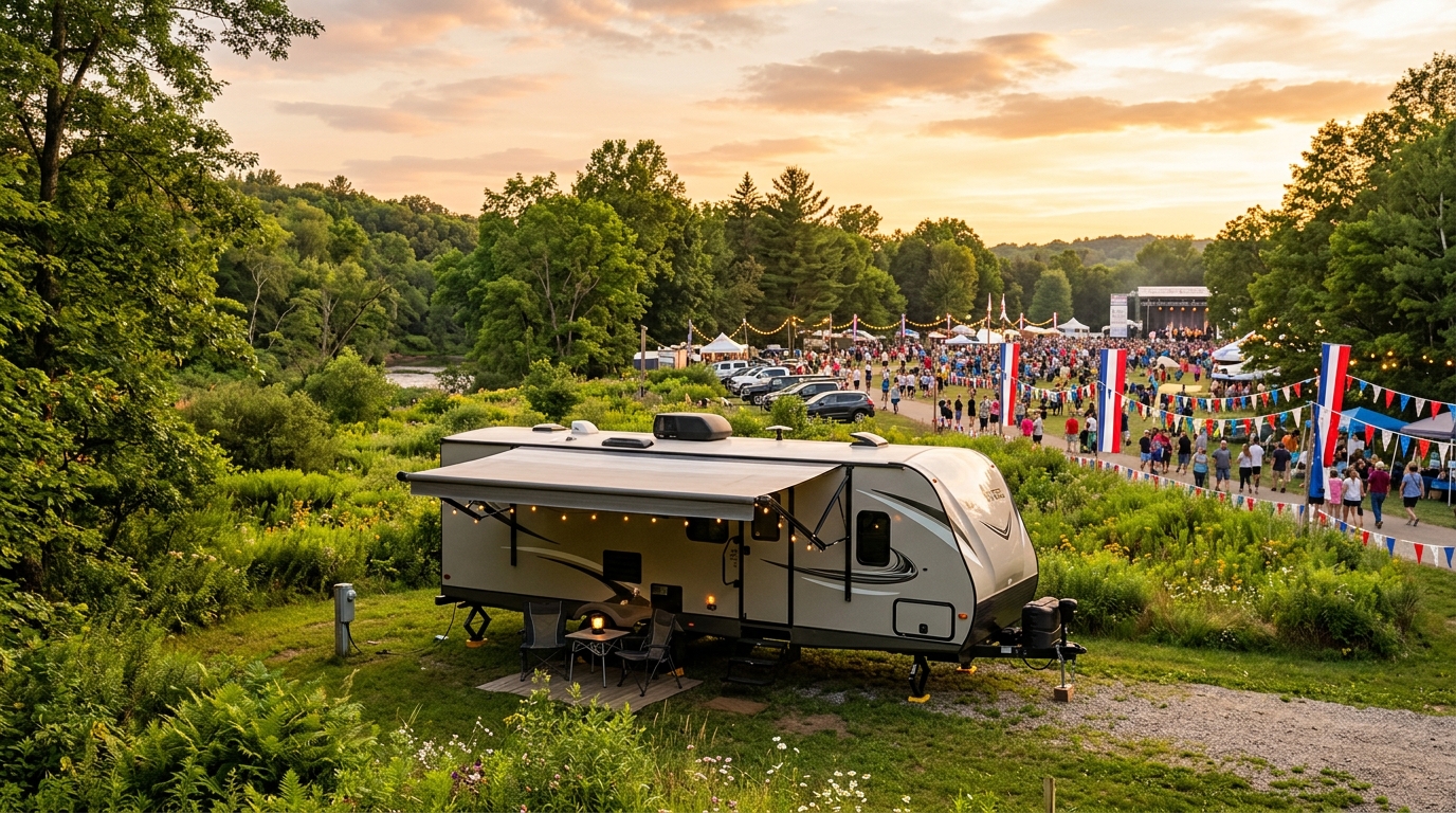 RV rental for Grand Ledge Yankee Doodle Days near Fireside RV Rental - Lansing