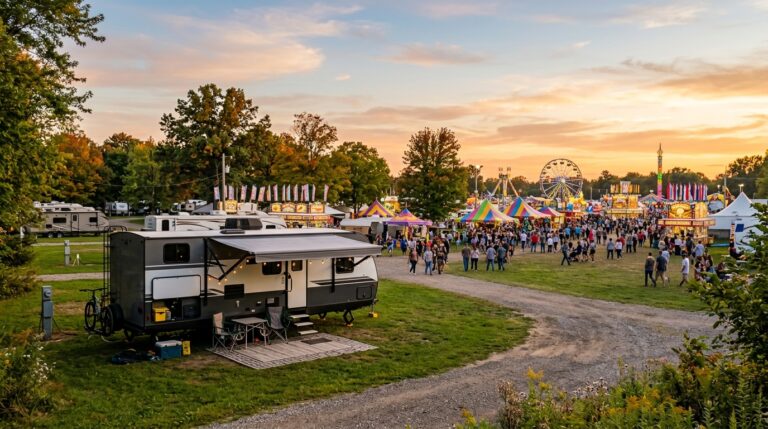 RV rental for Ingham County Fair near Fireside RV Rental - Lansing MI