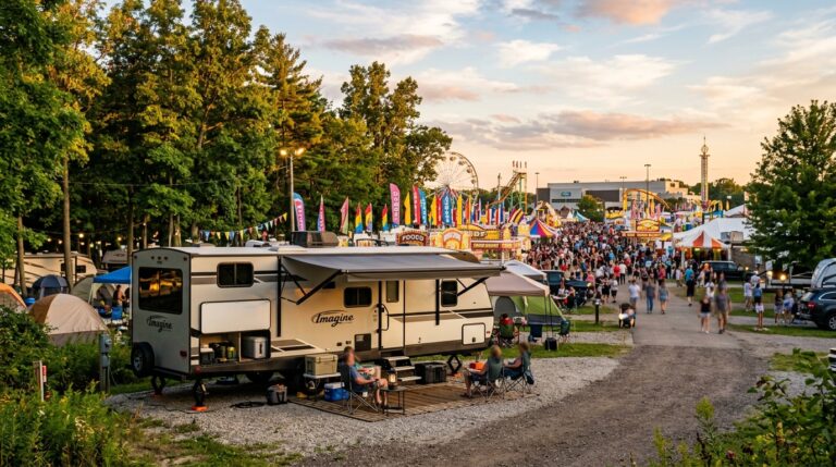 RV rental for Michigan State Fair near Fireside RV Rental - Lansing MI
